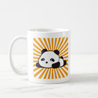 Mug Orange de bruit de panda de Kawaii