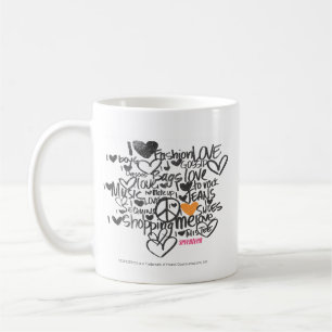 Mug Orange de graffiti