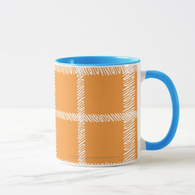Mug Orange de plaid (Droite)