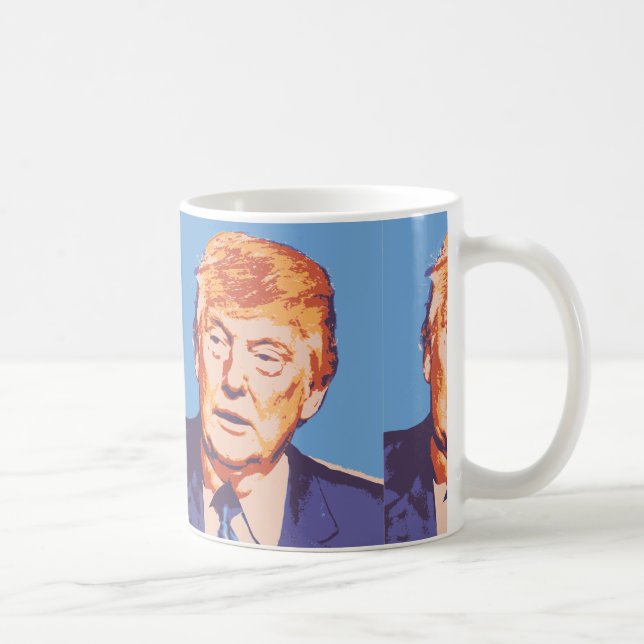 Mug orange donald trump (Droite)