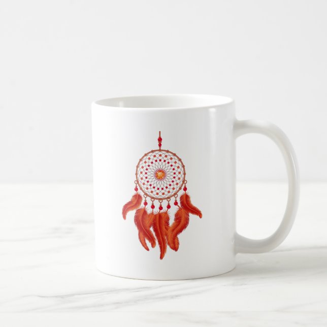 Mug Orange Dream Catcher (Droite)