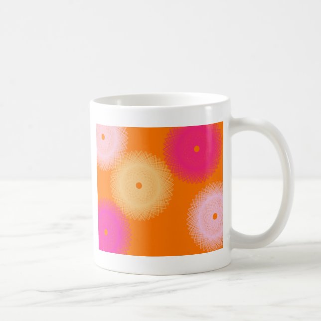 Mug orange et rose pop couleur (Droite)