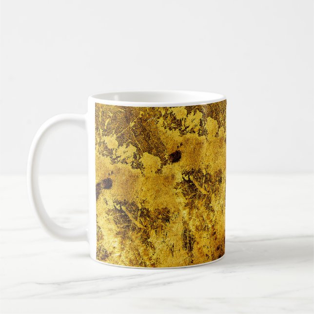 Mug Orange grunge textureabstrait, antique, antique, a (Gauche)