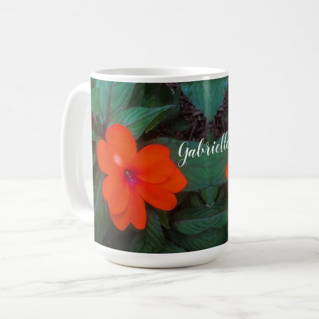 Mug Orange Impatiens (Devant gauche)