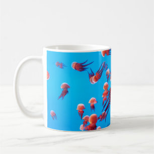 MUG ORANGE JELLY FISH