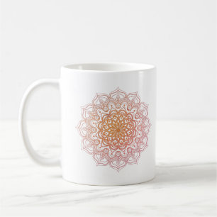Mug Orange Mandala