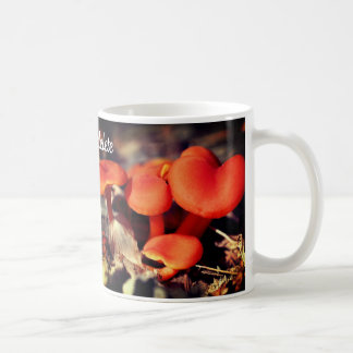 Mug Orange Mushrooms Nature Personalized