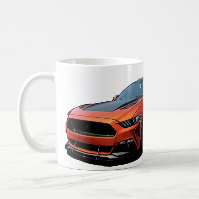 Mug Orange Mustang S550 (Gauche)