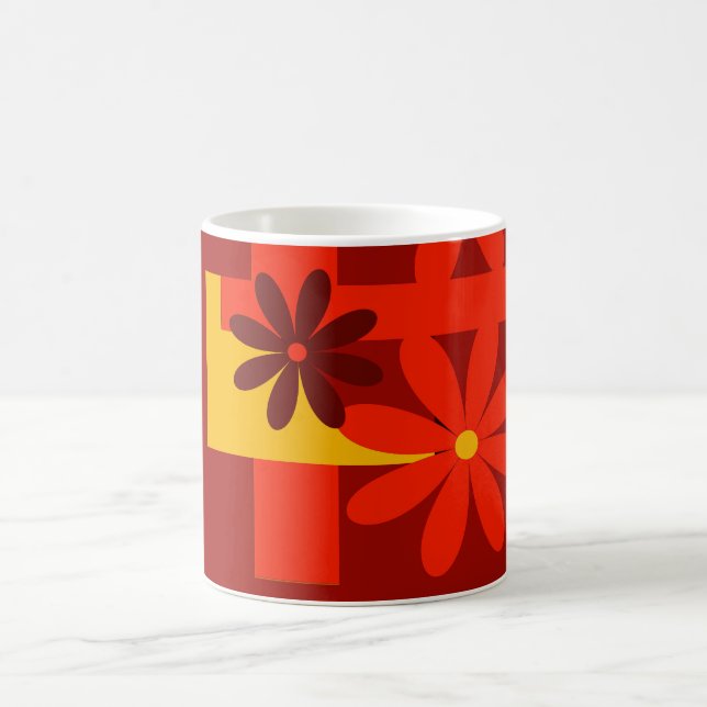 Mug Orange rétro des années 1970 (Centre)