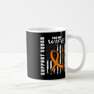 Mug Orange Ribbon Femme Leucémie Sensibilisation États