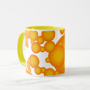 Mug Oranger 70 s styling