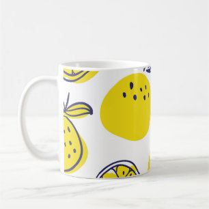 Mug Oranges d'été : Motif de fruits élégant.