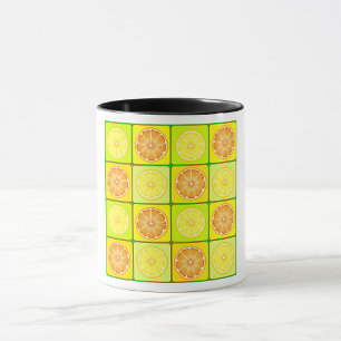 Mug Oranges Et Citrons De Musique