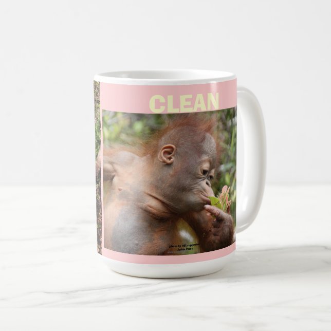 Mug Orangutan propre et sec (Devant droit)