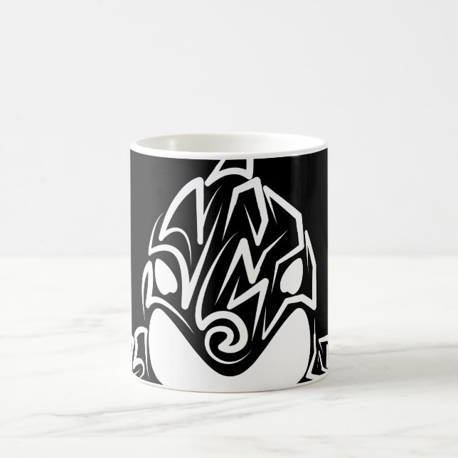 Mug Orca tribale noire et blanche (Centre)