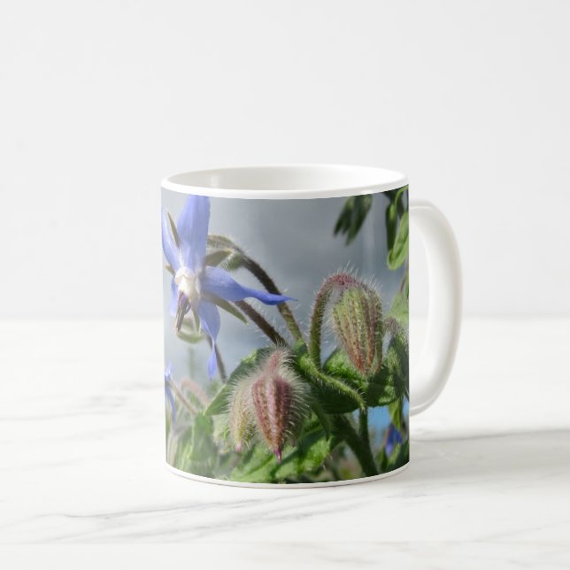 Mug Orchidée violette sauvage Élégance (Devant droit)