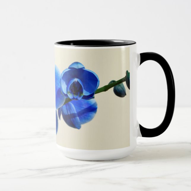 Mug Orchidées bleues (Droite)