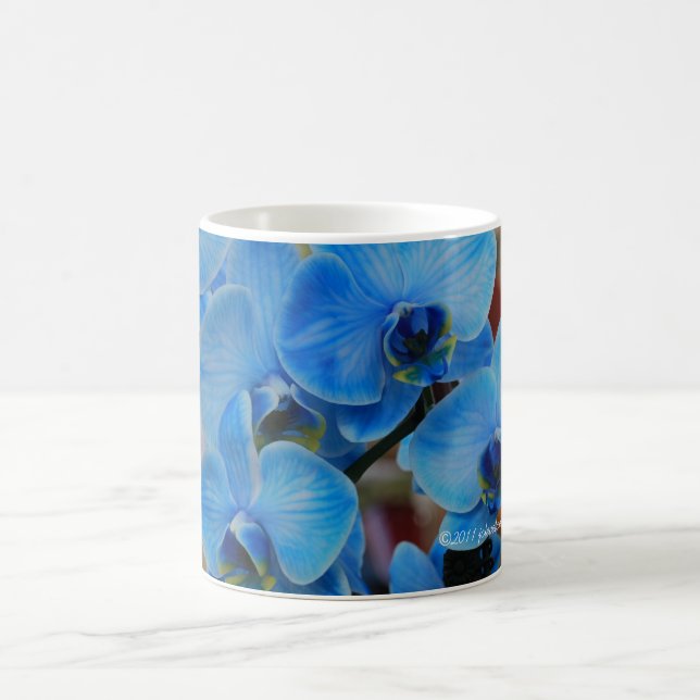 Mug Orchidées bleues de Gardenfest 2011 Vero Beach, FL (Centre)
