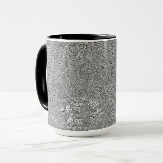 Mug Orchidées couleur Chrome, (Devant gauche)
