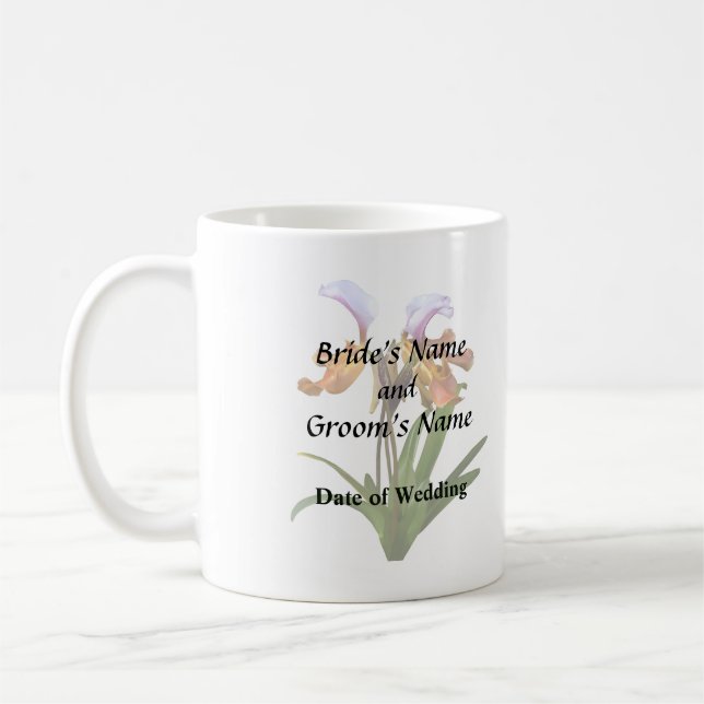 Mug Orchidées paphiopedilum interreliées (Gauche)