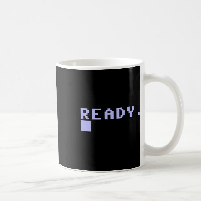 Mug Ordinateur personnel C64 prêt 80's Rétro Gamer Cod (Droite)