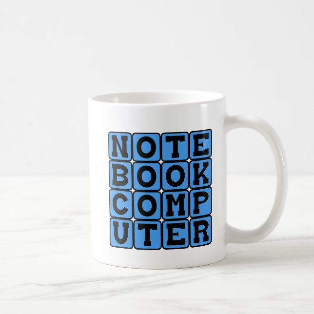 Mug Ordinateur portable, dispositif portable (Droite)