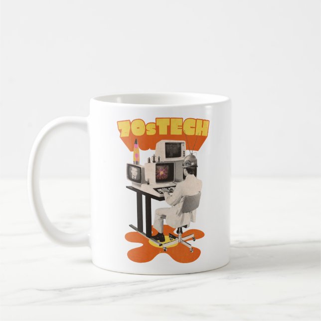 Mug ORDINATEURS les années 70 TECHNOLOGIE (Gauche)