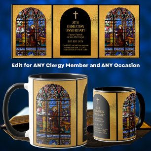 Mug Ordination Anniversaire Prêtre Pasteur Deacon Cler