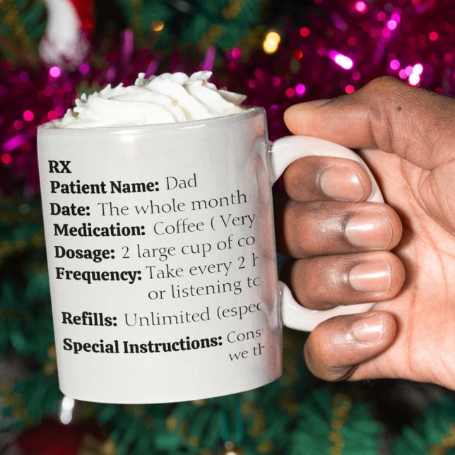 Mug Ordonnance pour survivre à Noël  (Créateur téléchargé)