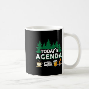 Mug Ordre du jour _ Café Camping Bière Feu de camp _ C