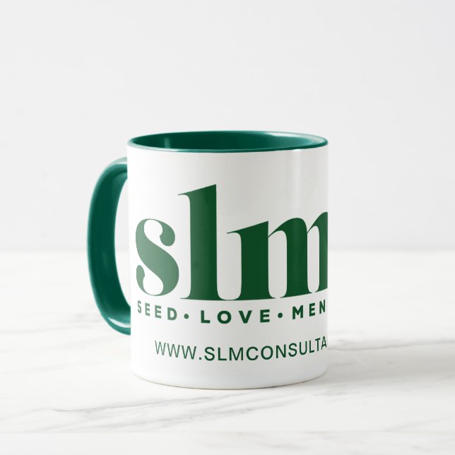 Mug ORDRE SPÉCIAL - SLM CONSULTANCY Green (Devant gauche)