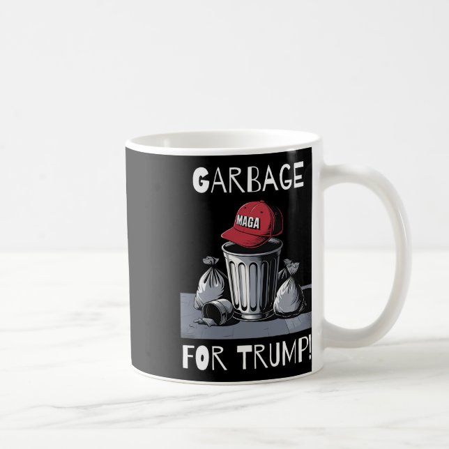 Mug Ordures Pour Trump Mega Casquette Trash Can (Droite)