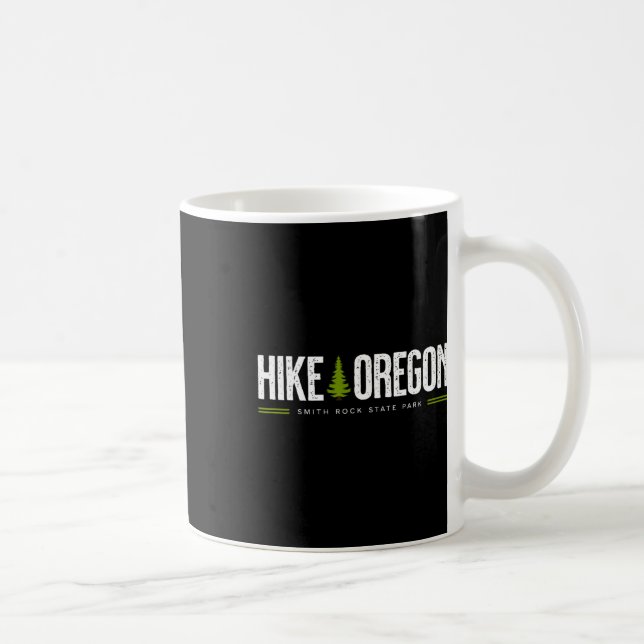 Mug Oregon Smith Rock State Park Hike Tree Retro Graph (Droite)
