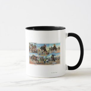 Mug OregonVue panoramique de Rodeo Bronco Busters