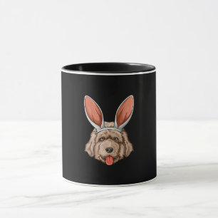 Mug Oreilles de lapin de pâques de Newfie cadeau de