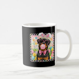 Mug Oreilles de lapin de Pâques rottweiler drôle oreil