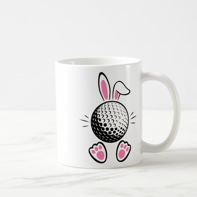 Mug Oreilles de lapin drôles floppy Golf Amateurs Mign (Droite)