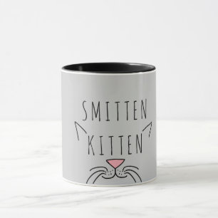 Mug Oreilles et favoris de chat frappés de typographi