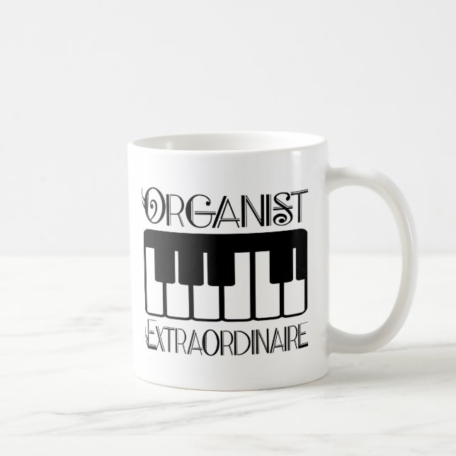 Mug Organiste de clavier Extraordinaire (Droite)