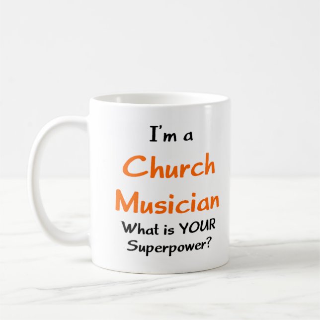 Mug organiste musicien d'église (Gauche)