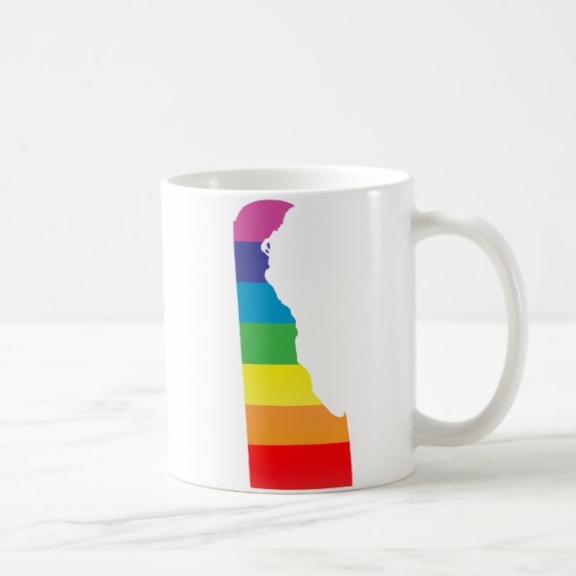 Mug orgueil du delaware. rayé. (Droite)