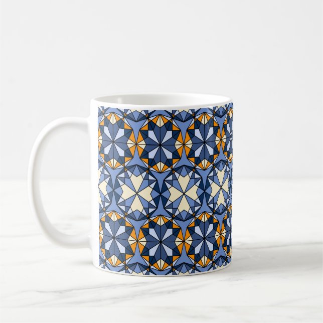 Mug Oriental arabe ornement sans couture motif (Gauche)