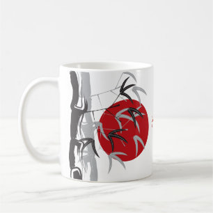 Mug Oriental Sunrise Zen Bamboo Garden Mariage asiatiq