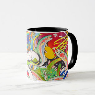 Mug Original "d'arcs-en-ciel de piscine de Plung" par