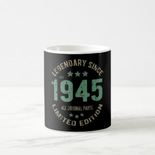 Mug Original depuis 1945 Cadeau d'anniversaire légenda