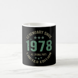 Mug Original depuis 1978 Cadeau d'anniversaire légenda