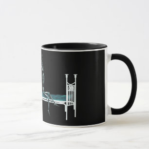 Mug Original squelettique de rayon X heure du coucher