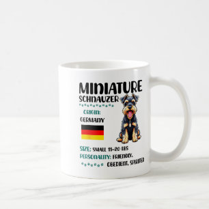 Mug Origine du Schnauzer Nain Drôle Mini Schnauzer Lo