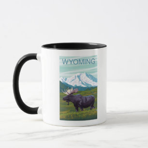 Mug Orignaux avec MountainWyoming