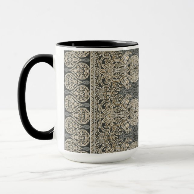Mug Ornamental Traditional Paisley design (Gauche)